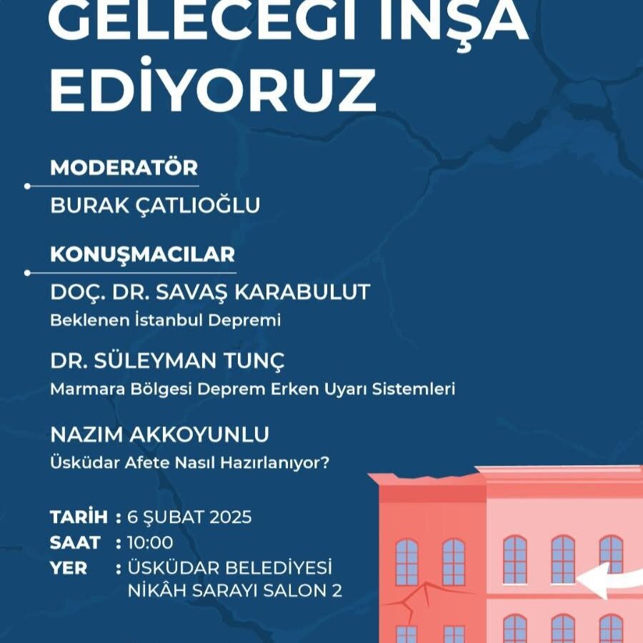 Üsküdar'da Geleceği İnşa Ediyoruz afişi