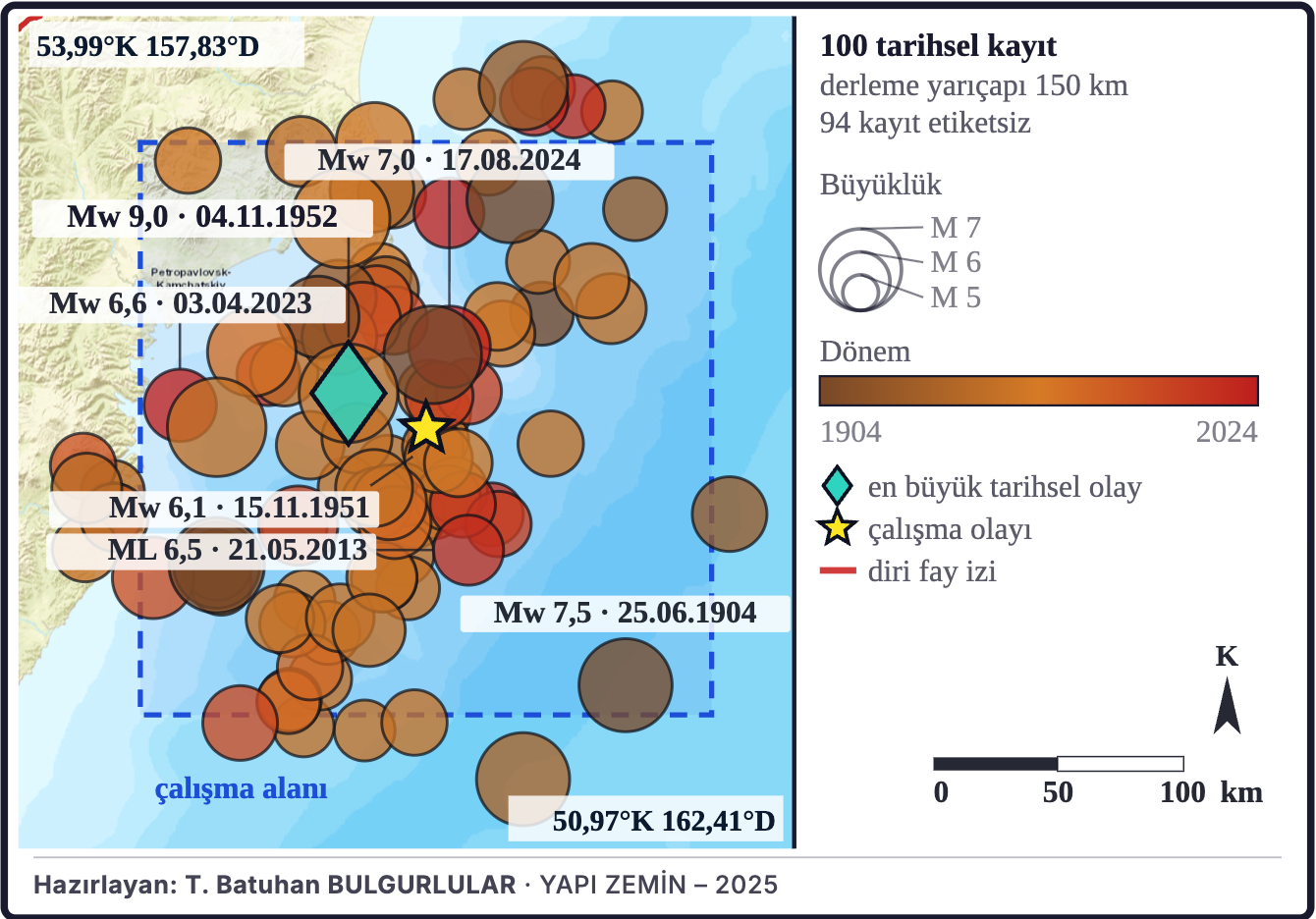 Şekil 10a. Bölgenin tarihsel depremleri