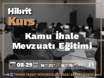 Hibrit Kurs: Kamu İhale Mevzuatı Eğitimi (Ankara) afişi