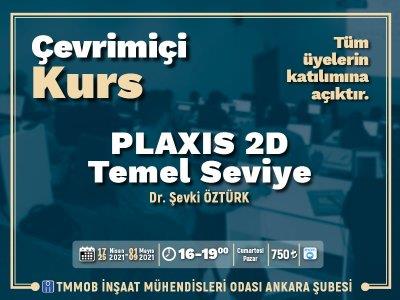 Plaxıs 2D Temel Seviye Çevrimiçi Kursu afişi