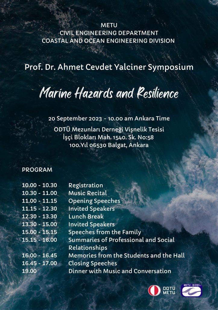 PROF. DR. AHMET CEVDET YALÇINER SEMPOZYUMU