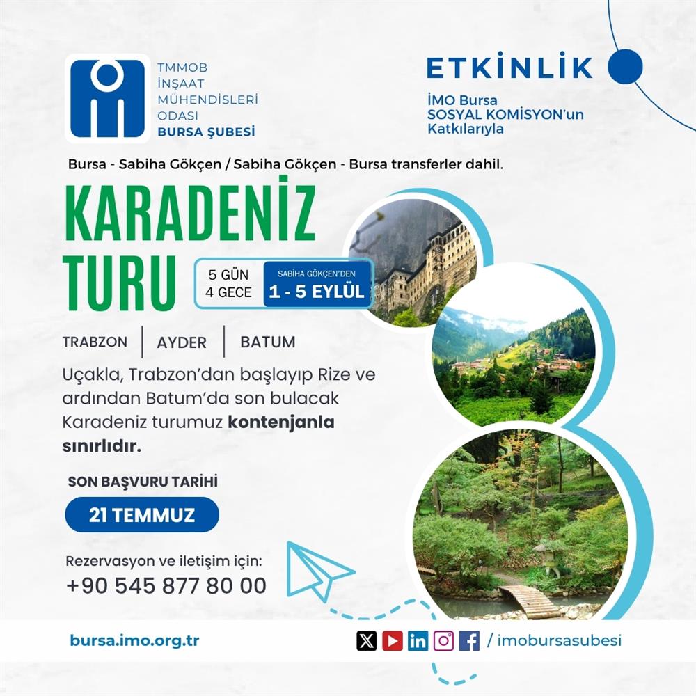 KARADENİZ TURU