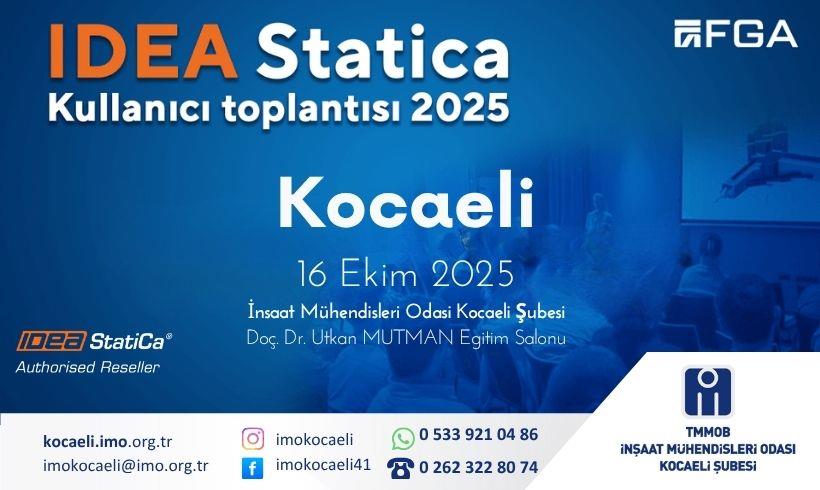 IDEA StatiCa Kullanıcı Toplantısı Düzenlenecektir