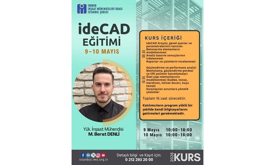 İdecad Eğitimi afişi