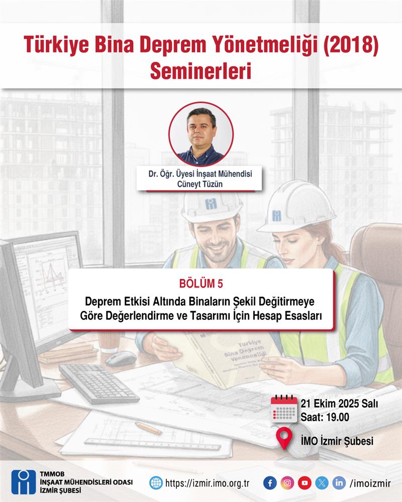 Türkiye Bina Deprem Yönetmeliği Seminerleri Bölüm 5