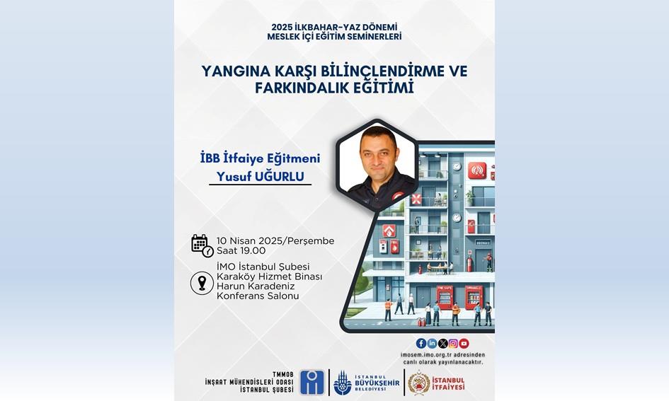 2025 İlkbahar-Yaz Dönemi Meslek İçi Eğitim Seminerleri Başlıyor! afişi