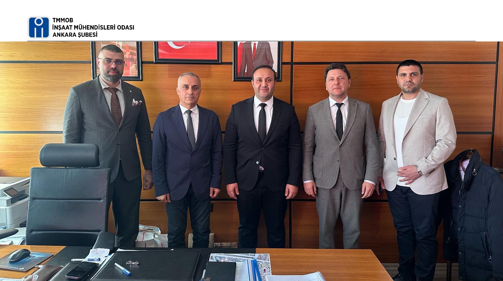 Şubemizden Sivas Belediyesi Başkan Yardımcısı İnş. Müh. Erhan Acar'a Ziyaret