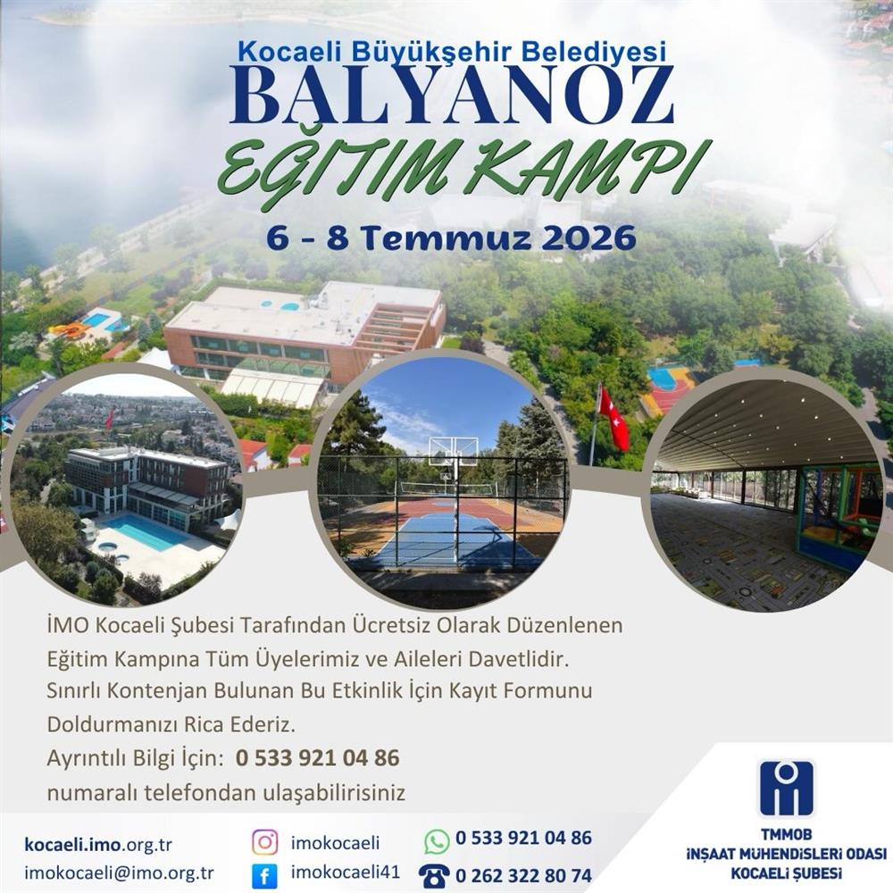 Eğitim Kampı Düzenlenecektir. afişi