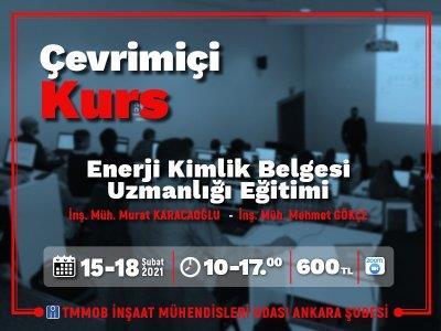 Enerji Kimlik Belgesi Uzmanlığı (Beptr-2) Çevrimiçi Eğitimi (1. Grup) afişi