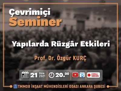 Çevrimiçi Seminer: Yapılarda Rüzgâr Etkileri (Ankara) afişi