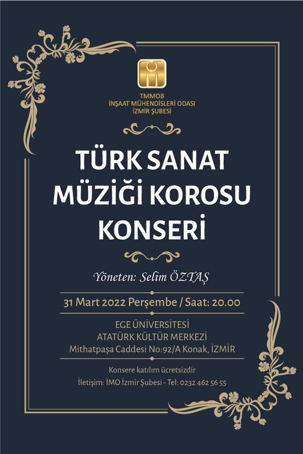Türk Sanat Müziği Korosu Konseri