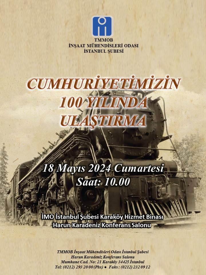 CUMHURİYETİMİZİN 100 YILINDA ULAŞTIRMA