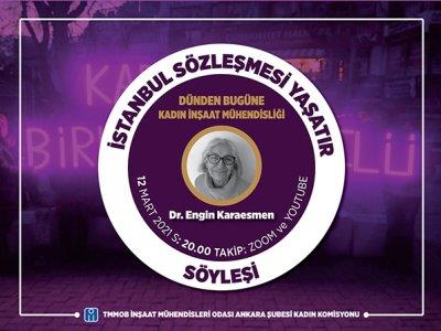 Çevrimiçi Söyleşi: Dünden Bugüne Kadın İnşaat Mühendisliği afişi