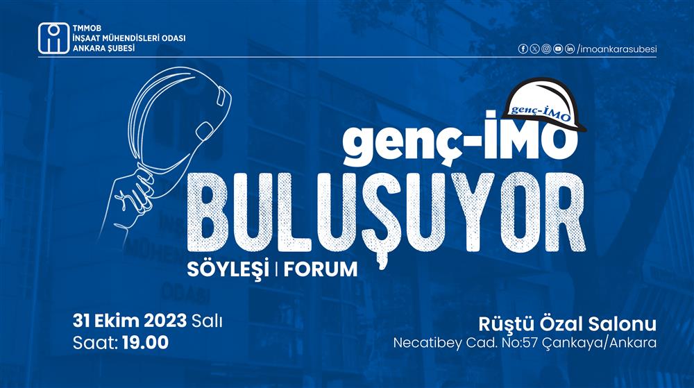 Ankara Genç-İMO Buluşuyor afişi