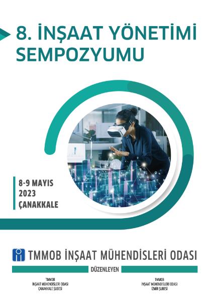 8. İnşaat Yönetimi Sempozyumu afişi