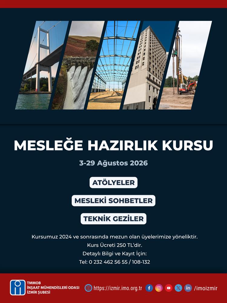 Mesleğe Hazırlık Kursu Kayıtları Başladı afişi