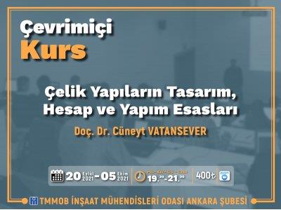 Çelik Yapıların Tasarım, Hesap ve Yapım Esasları Çevrimiçi Kursu afişi