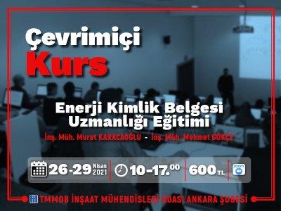 Enerji Kimlik Belgesi Uzmanlığı (Beptr-2) Çevrimiçi Eğitimi afişi