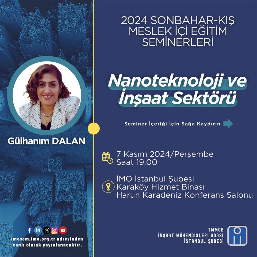 Meslek İçi Eğitim Seminerleri Devam Ediyor! afişi