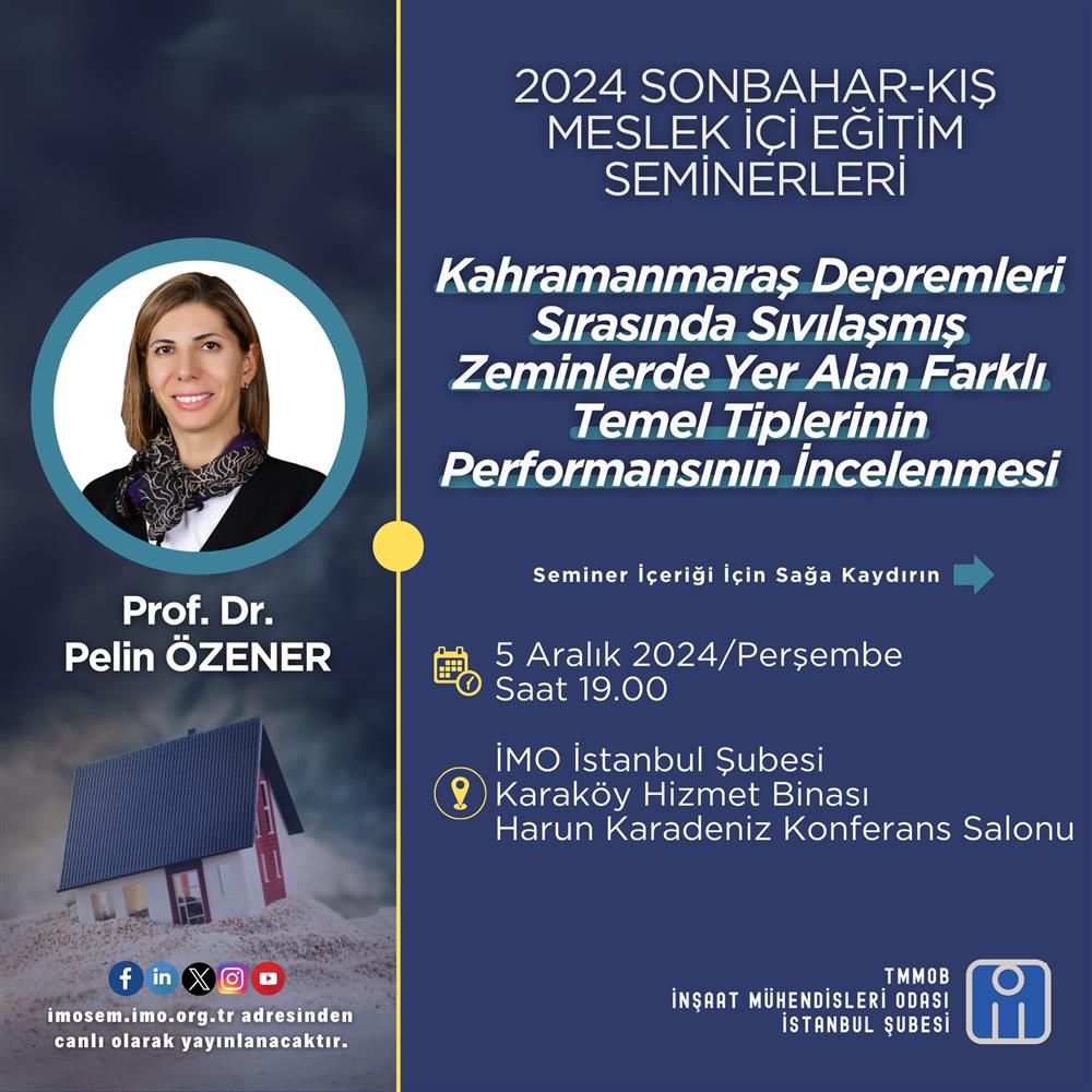 Meslek İçi Eğitim Seminerleri Devam Ediyor! afişi