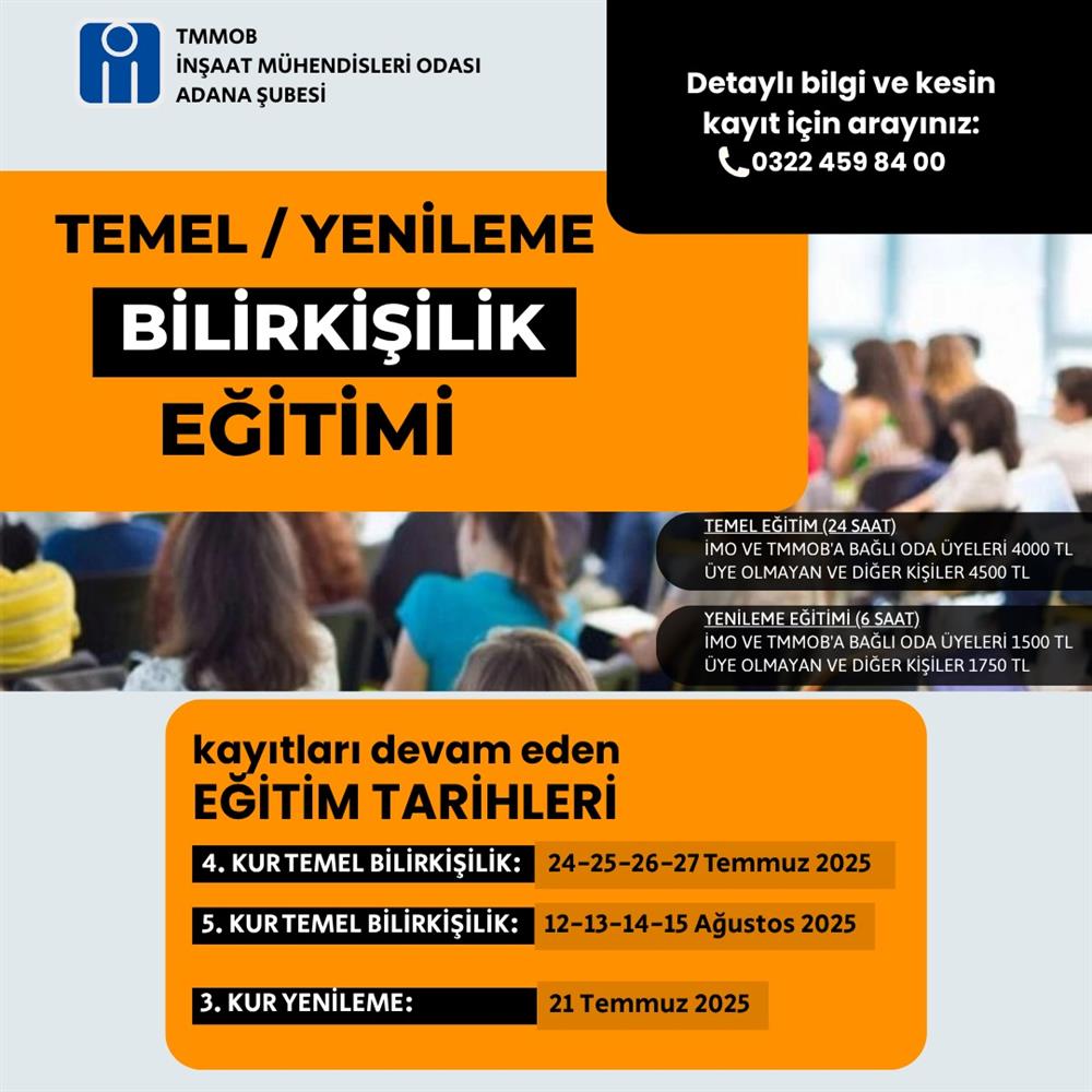 4. Kur Temel Bilirkişilik afişi