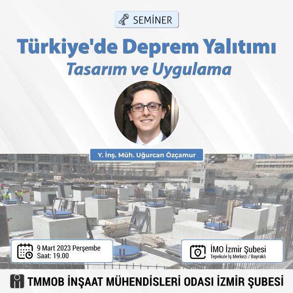 Türkiye'de Deprem Yalıtımı – Tasarım ve Uygulama afişi