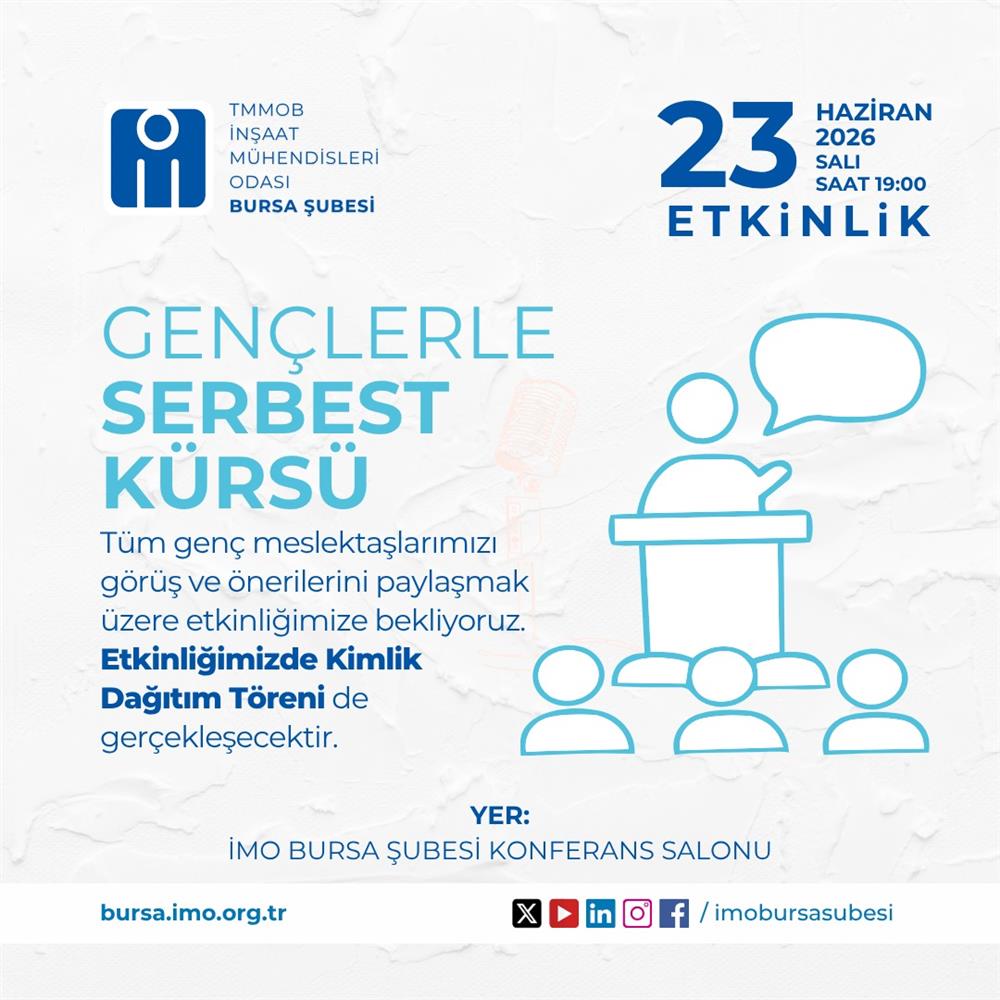 GENÇLERLE SERBEST KÜRSÜ