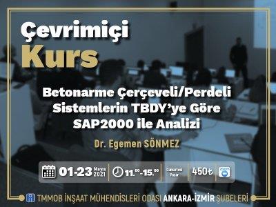 Betonarme Çerçeveli/Perdeli Sistemlerin TBDY’ye Göre SAP2000 ile Analizi afişi