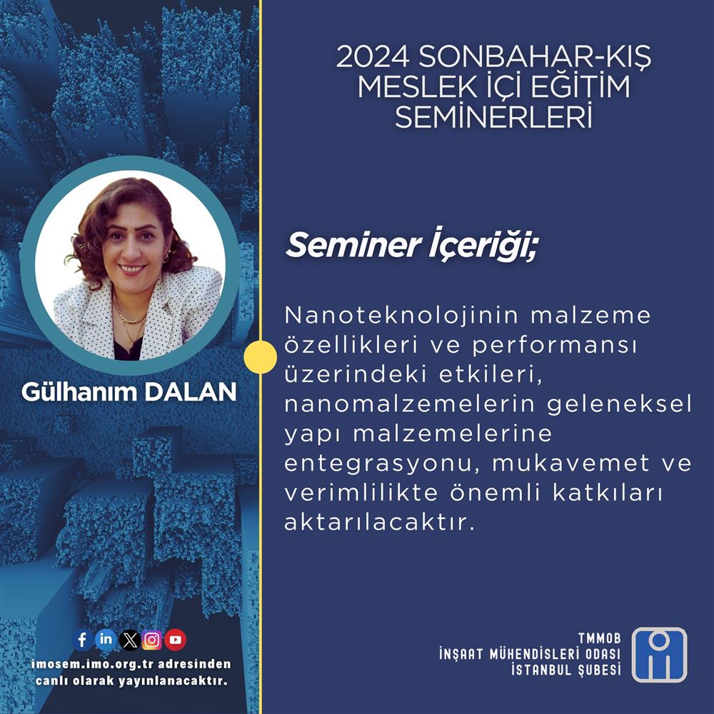 MESLEK İÇİ EĞİTİM SEMİNERLERİ DEVAM EDİYOR!