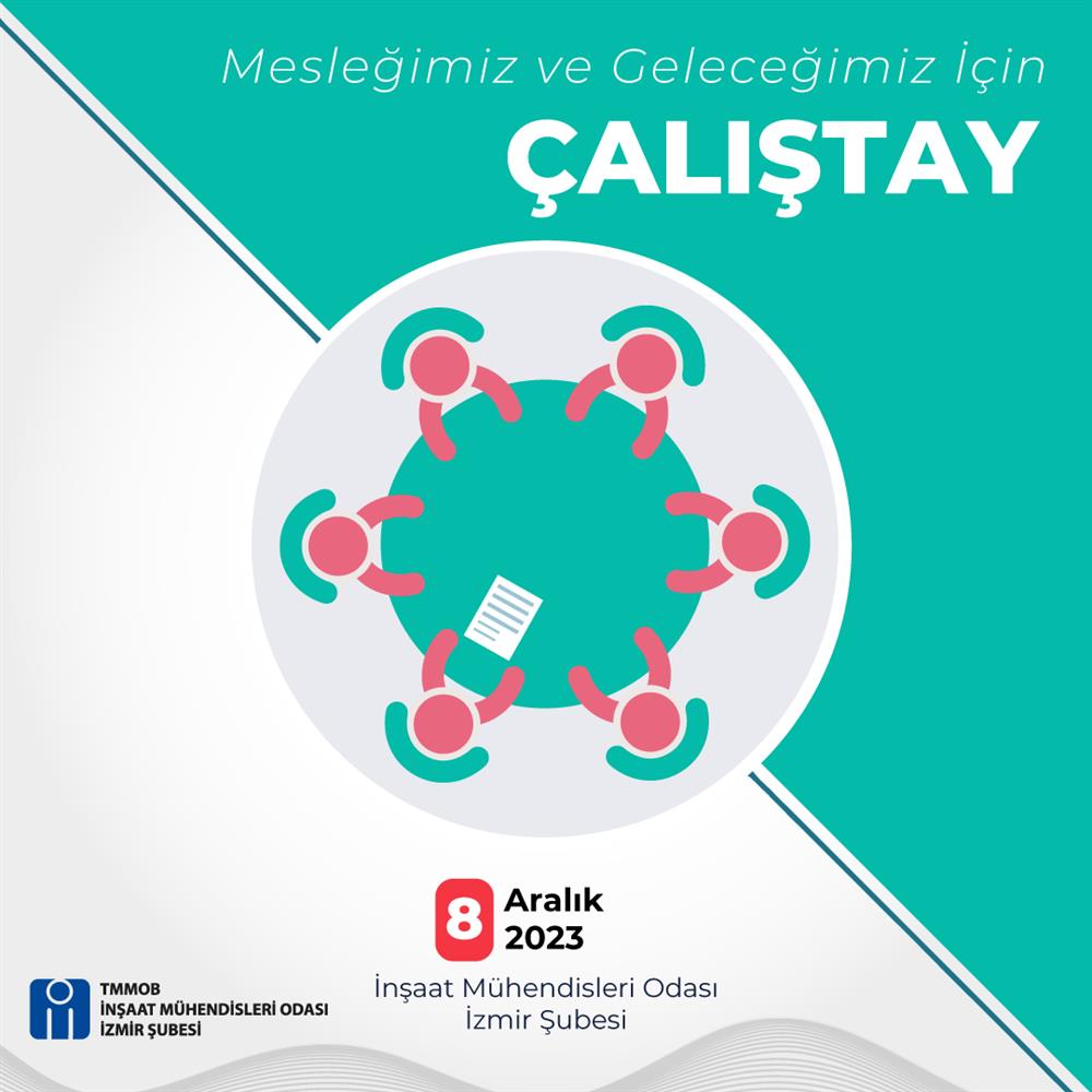 Mesleğimiz ve Geleceğimiz İçin Çalıştay afişi