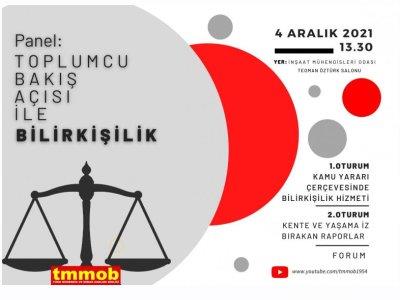 TMMOB Toplumcu Bakış Açısı ile Bilirkişilik Paneli 4 Aralıkta... (Ankara) afişi