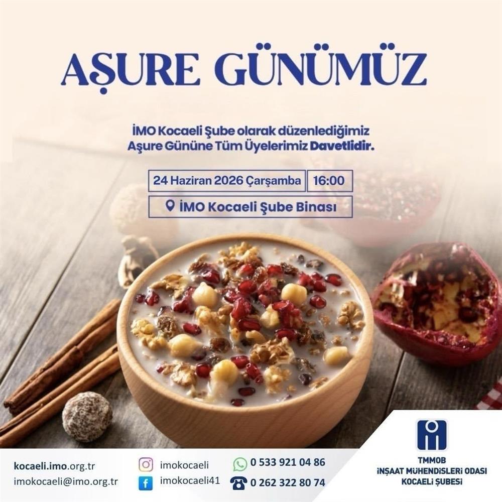 AŞURE İKRAMIMIZA DAVETLİSİNİZ