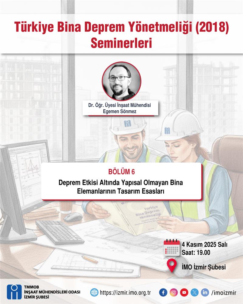 Türkiye Bina Deprem Yönetmeliği (2018) Seminerleri Bölüm 6