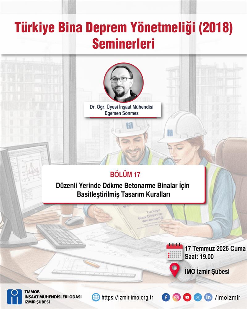Türkiye Bina Deprem Yönetmeliği (2018) Seminerleri Bölüm 17