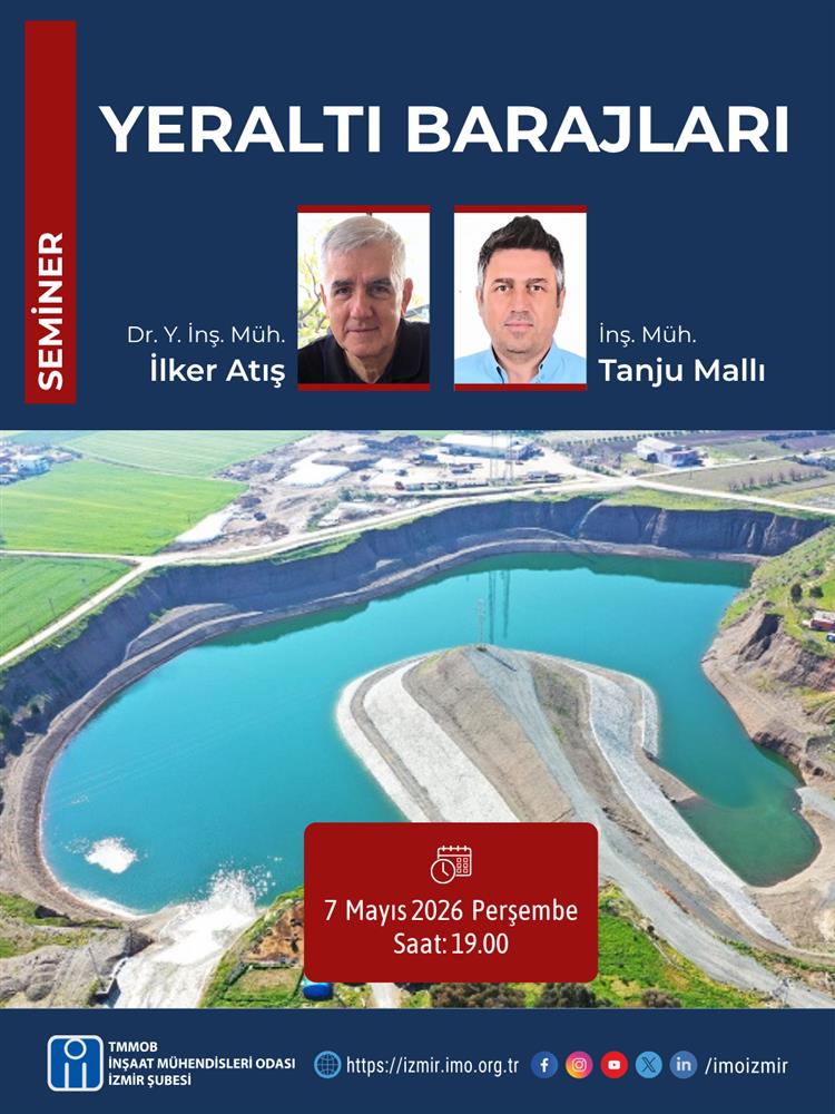 Seminer: Yeraltı Barajları