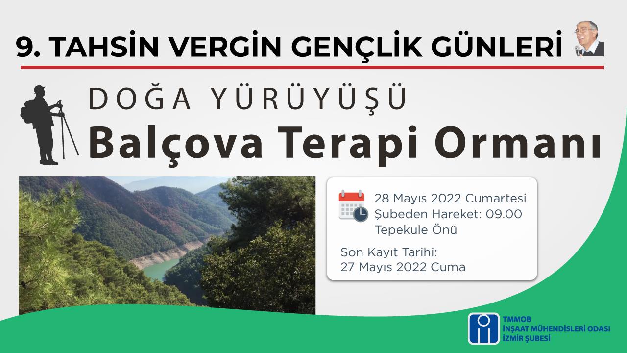 9. Tahsin Vergin Gençlik Günleri Doğa Yürüyüşü afişi