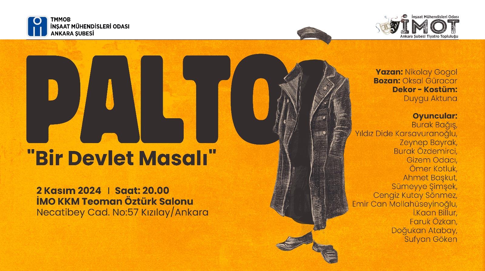 İMOT Sunar: Palto Bir Devlet Masalı afişi