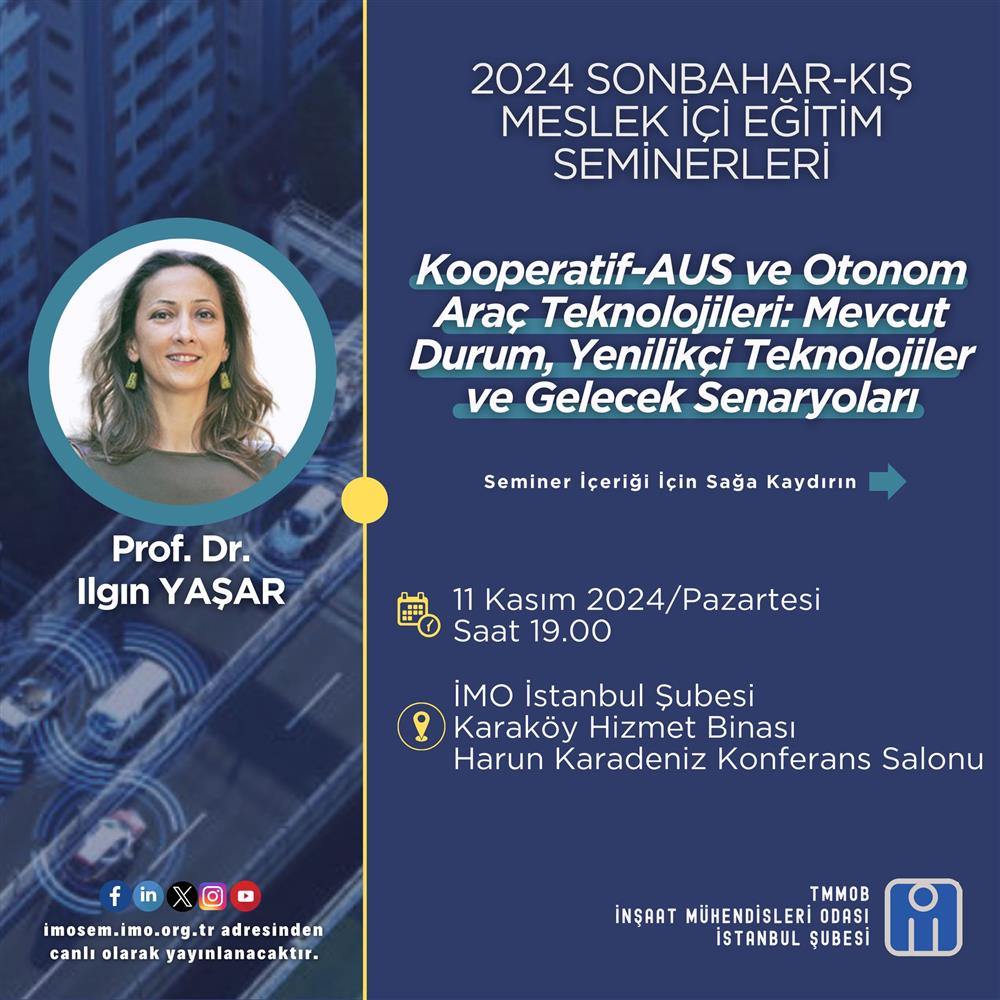 Meslek İçi Eğitim Seminerleri Devam Ediyor! afişi
