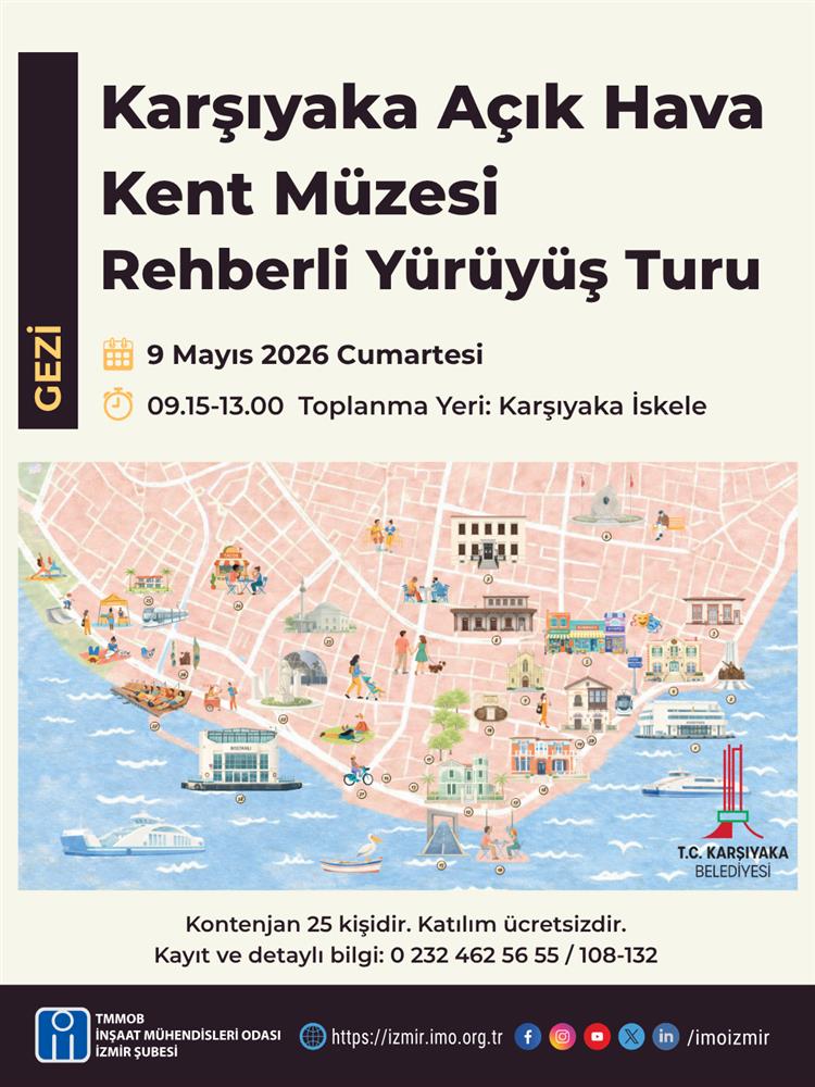 Gezi: Karşıyaka Açık Hava Kent Müzesi Rehberli Yürüyüş Turu afişi