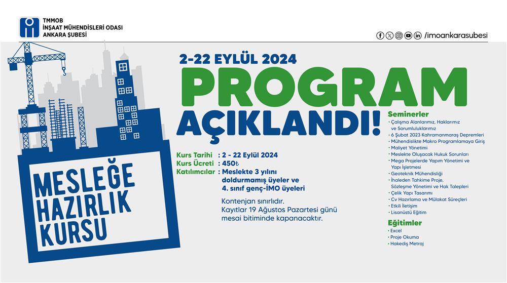 MHK – Seminer afişi