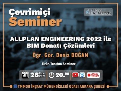 Çevrimiçi Seminer: Allplan Engıneerıng 2022 ile BIM Donatı Çözümleri Ürün Tanıtımı afişi
