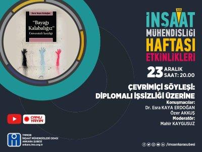 Çevrimiçi Söyleşi: Diplomalı İşsizliği Üzerine afişi