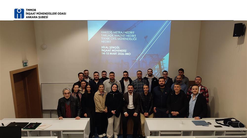 Hakediş Metraj Eğitimi Düzenlendi