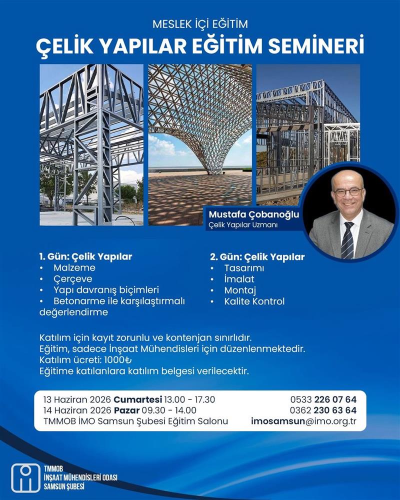 Çelik Yapılar Eğitim Semineri-Mustafa ÇOBANOĞLU