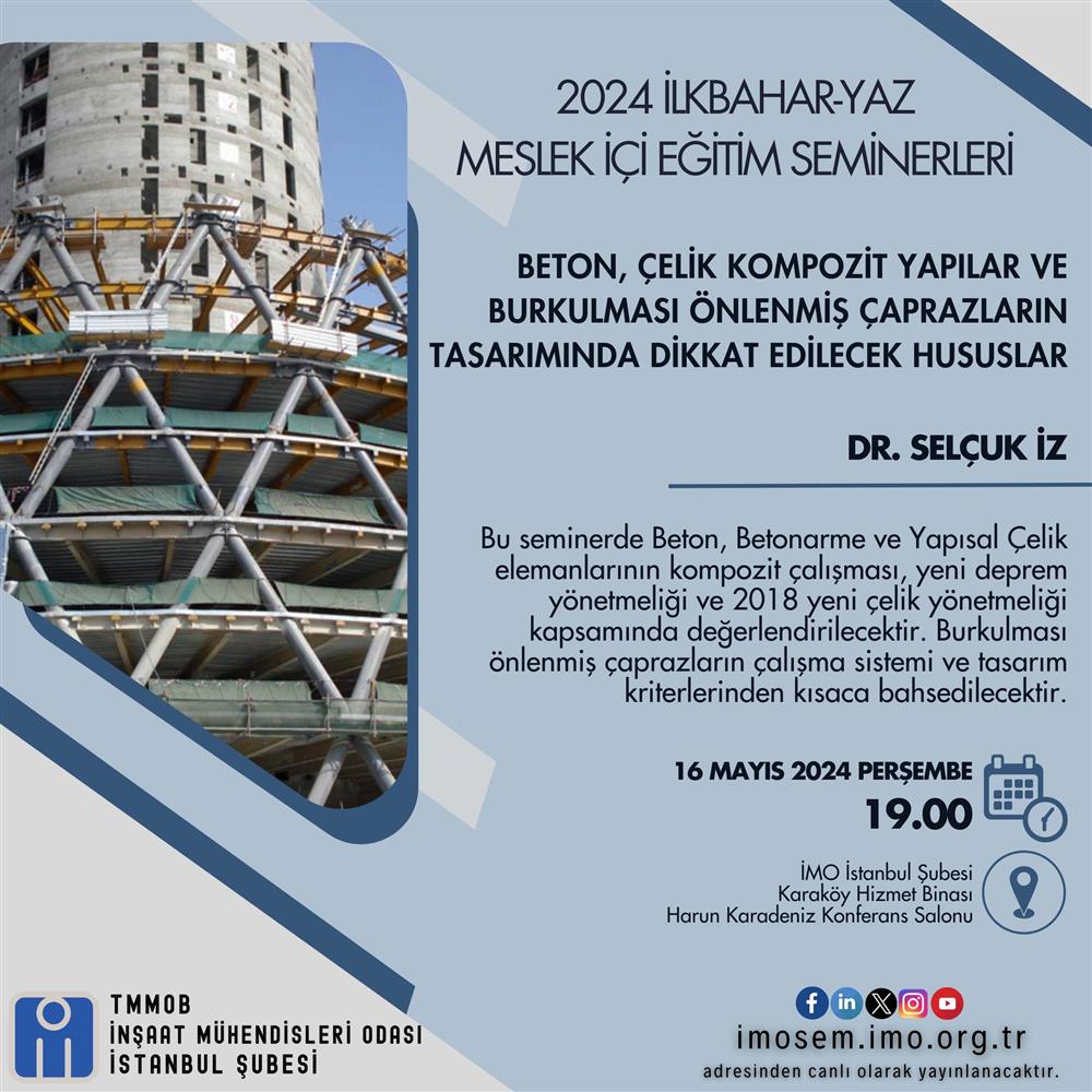 Meslek İçi Eğitim Seminerleri Başlıyor ! afişi