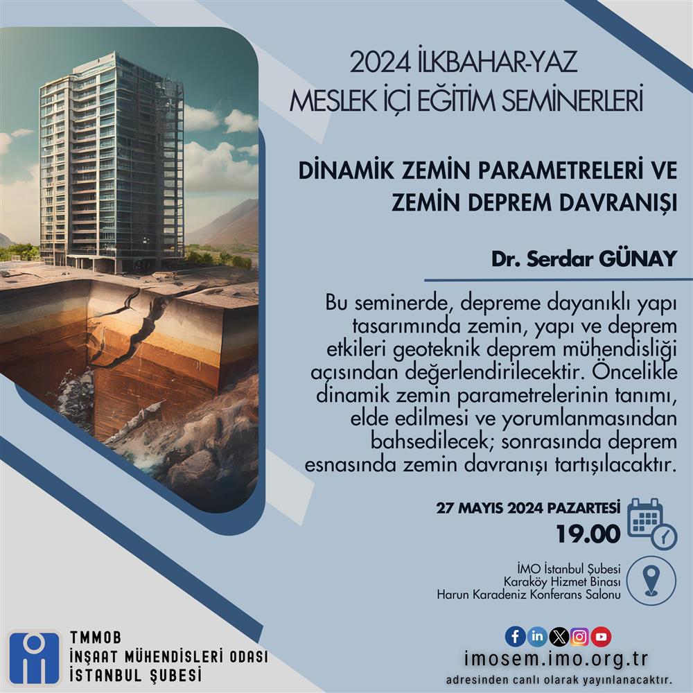 Meslek İçi Eğitim Seminerleri Devam Ediyor ! afişi
