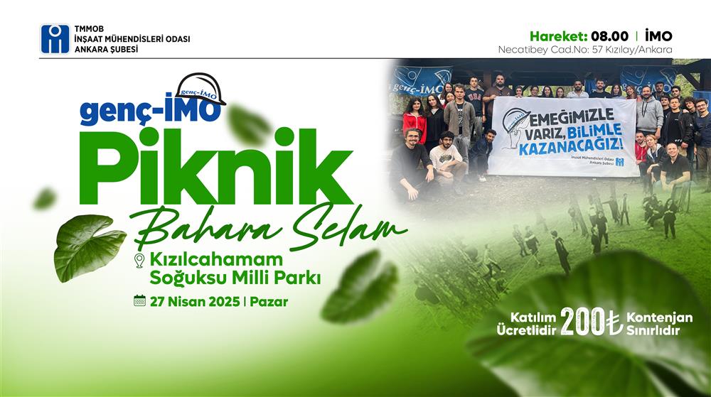 Bahara Selam Pikniğinde Buluşuyor, 1 Mayıs Pankartımızı Hep Birlikte Yapıyoruz! afişi