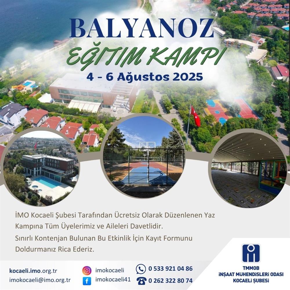 Eğitim Kampı Düzenlenecektir.