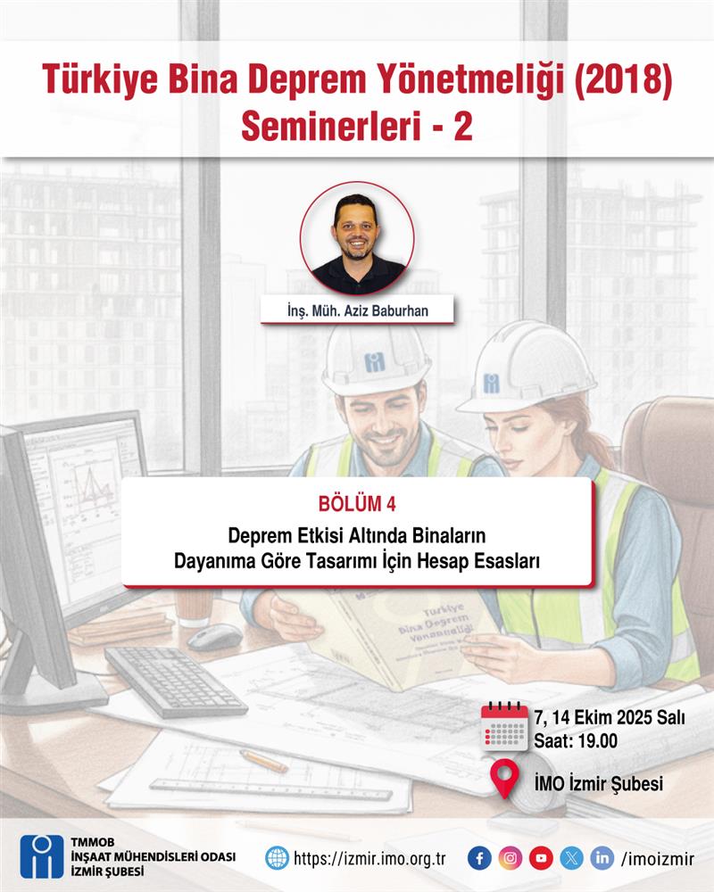 Türkiye Bina Deprem Yönetmeliği Seminerleri (2) - Bölüm 4