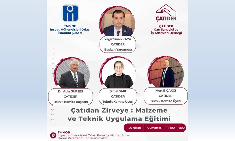Çatıdan Zirveye: Malzeme ve Teknik Uygulama Eğitimi afişi